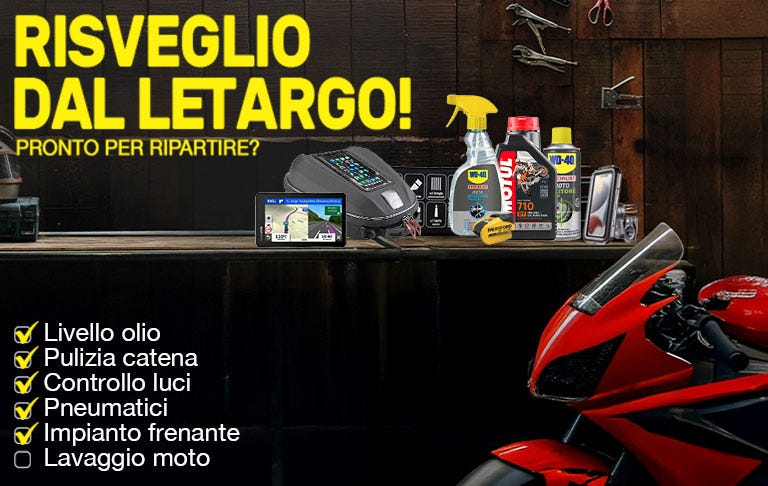 Prepara la moto